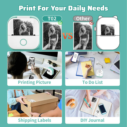 Skanto | PocketPrint Mini – Portable Inkless Thermal Photo Printer