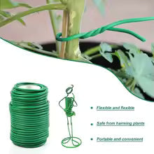 BowLift | FlexiTie Garden | Plant tying wire with rubber coating | Cuttable & Reusable