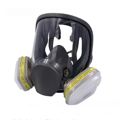 Skanto | Full Face Respirator Safety Gas Mask with Anti-Fog Protection