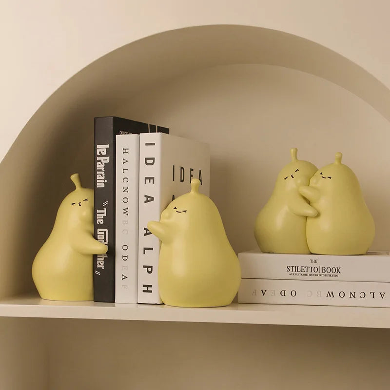 Hugging Pear Bookends | Bowlift