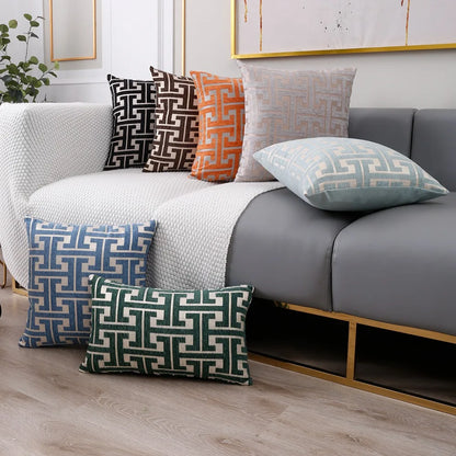 Skanto | Embroidered Pillow Cover for Sofa and Living Room