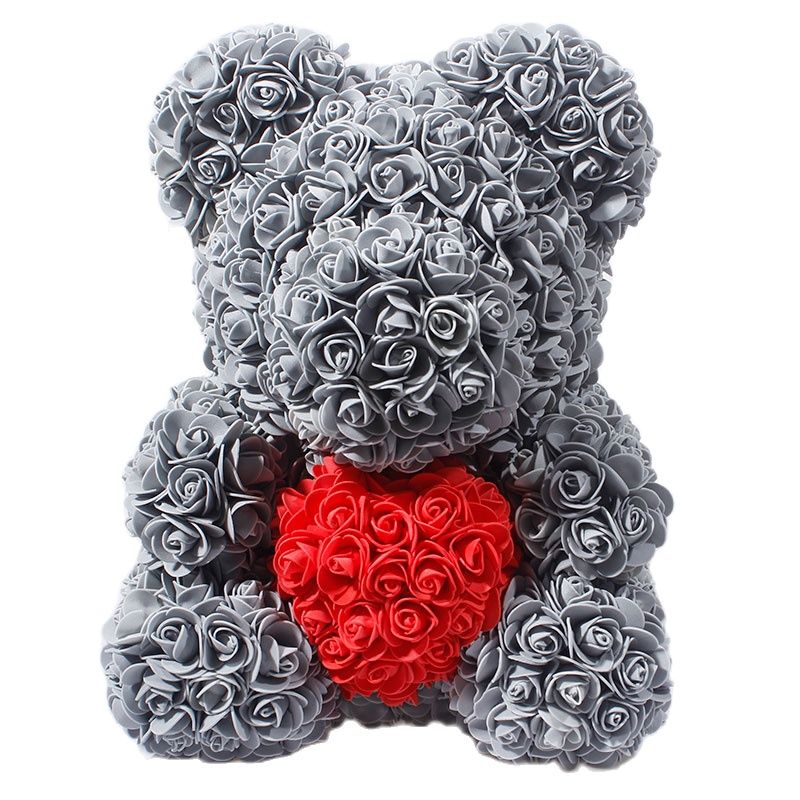 BowLift | Artificial Rose Flowers Teddy Bear