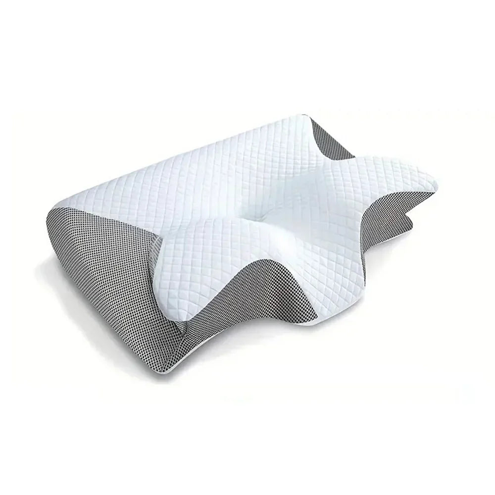 Skanto | Memory Foam Cervical Pillow | Ergonomic 2-in-1 Design for Neck Pain Relief & Comfortable Sleep