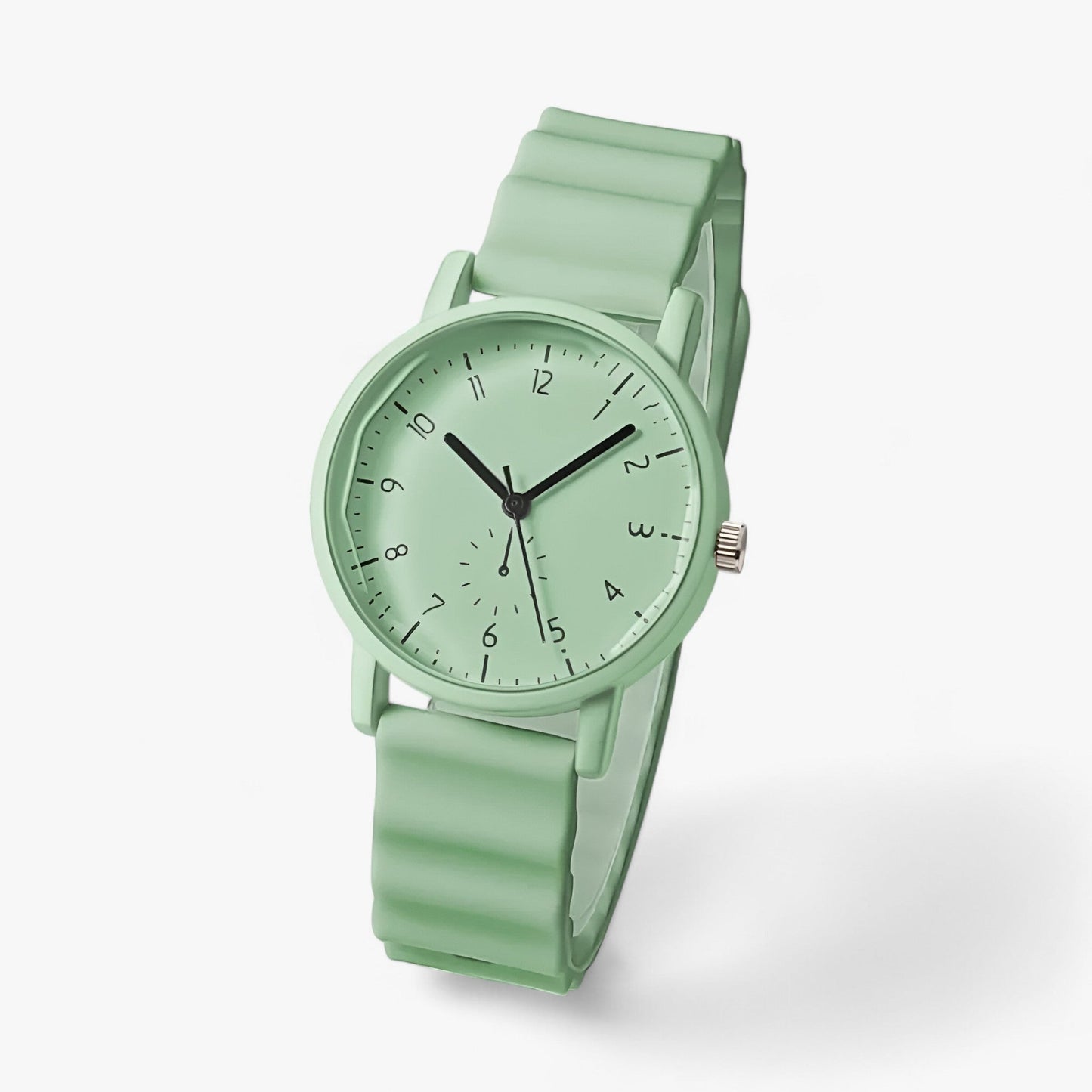 Skanto | Mina Jelly Watch – Colorful Quartz Watch with Elegant Silicone Wave Strap
