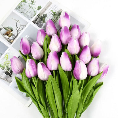 BowLift | Artificial Tulip Bouquet with Realistic Lifelike Flowers