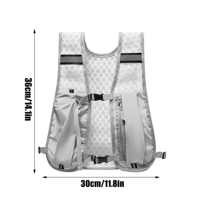 BowLift | Running Hydration Vest With Reflective Strips And Breathable Mesh Design