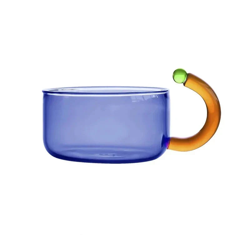 Brehn | Contrasting Color Glass Tea Set