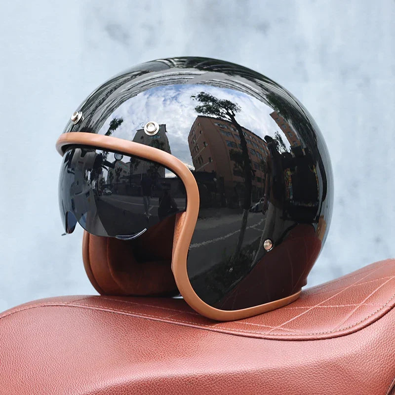 Kalsten | Retro Motorcycle Helmet 3/4 Open Face – Valor