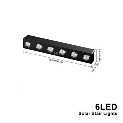 BowLift | Solavera LumiFence Solar Lights | 4-piece Set LED Outdoor Lights | IP54 Weatherproof | Aluminum | For Garden, Fence & Patio