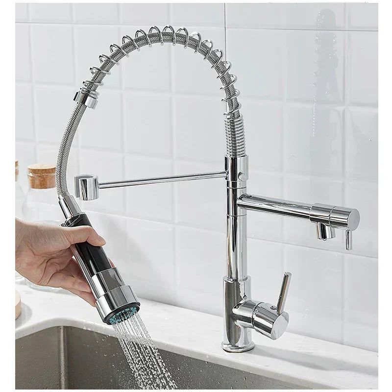 AquaFusion – Modern Kitchen Tap with Stylish Functionality Bowlift