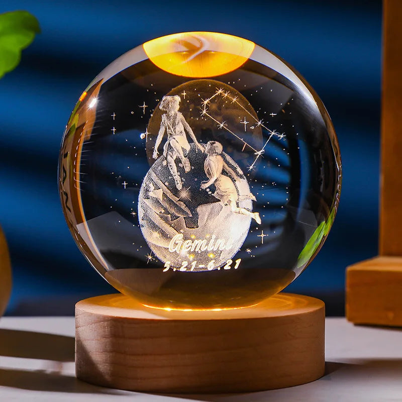 Constellation Crystal Ball Night Light | Karnz