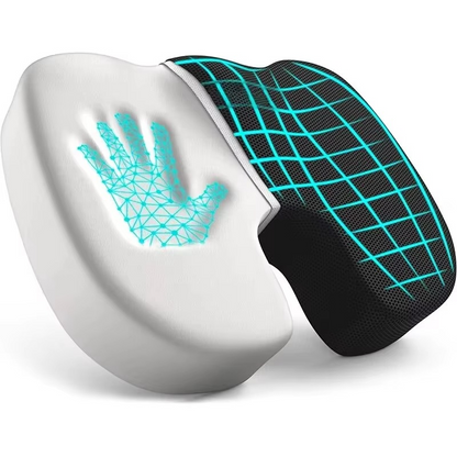 Skanto | Ergonomic Memory Foam Seat Cushion for Office Chair and Car