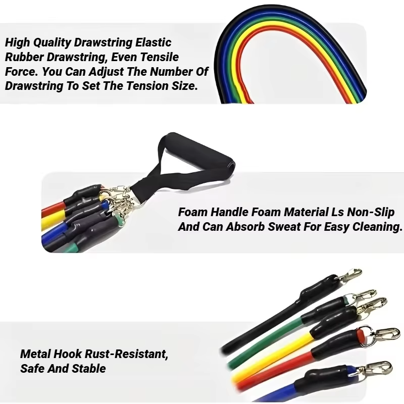 Skanto | Complete Resistance Band Set with Handles and Ankle Straps