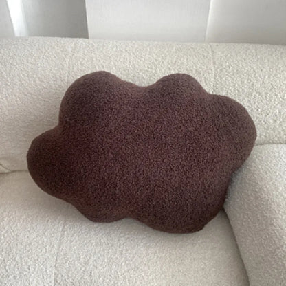 Nordic Bouclé Abstract Cushion – Minimalist Plush Pillow | Bowlift