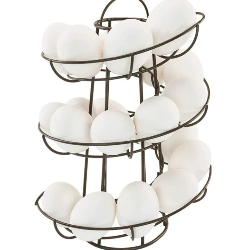 BowLift | Spiral Rolling Egg Dispenser Rack