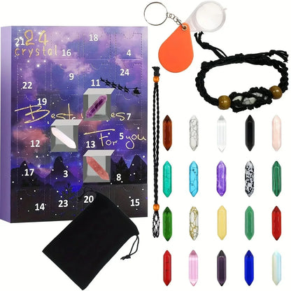 Skanto | Advent Calendar with 24 Real Gemstones for Young Explorers
