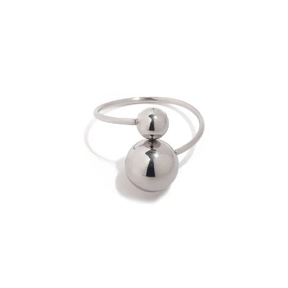 BowLift | 18k Bold Two Ball Open Ring