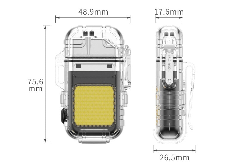 BowLift | Plasma Power Rechargeable Transparent Lighter
