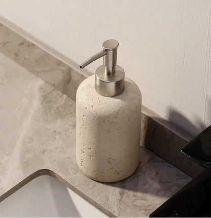 AureliaStone Luxury Bath Set made of limestone Bowlift