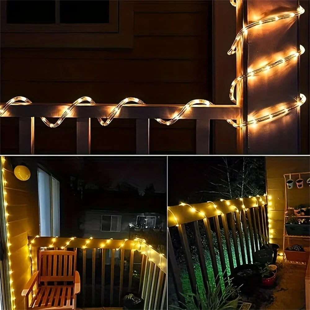 Solar Waterproof LED Rope Lights Bowlift