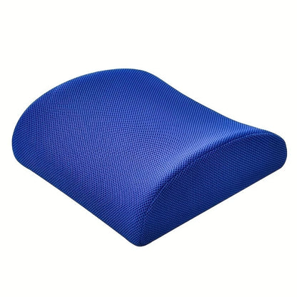 Lumbar support cushion for office chair and car seat - Perfectly balanced memory foam back cushion, versatile support for comfort