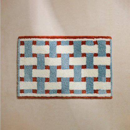 HeritageStep Bath Mat – Retro Bathroom Mat with Anti-Slip Coating & Soft Plush | Bowlift