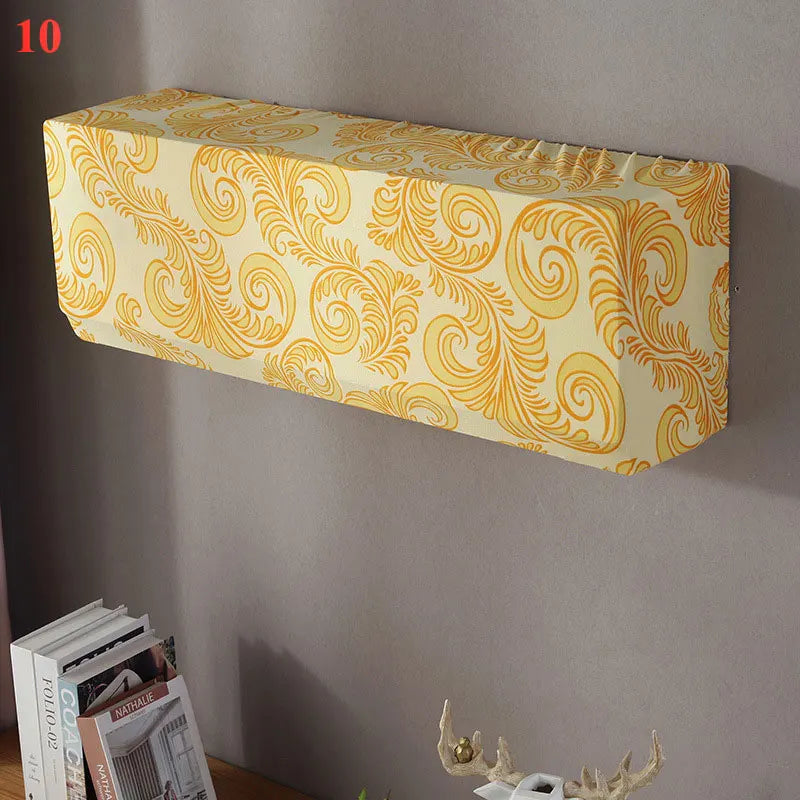 Skanto | Polar Fleece Air Conditioner Cover: Wall-Mounted Dustproof Protection, Easy-Clean Polyester AC Cover for Home Use