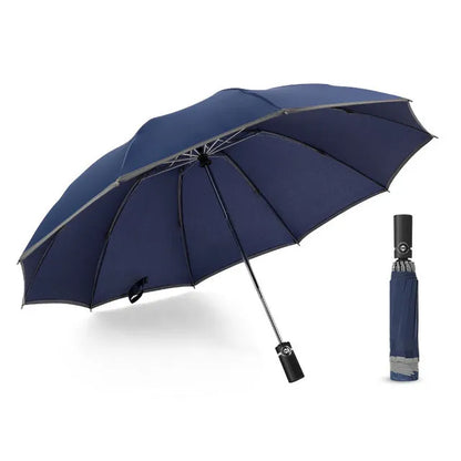 Skanto | Stay Dry and Stylish with Our Inverted Umbrella – Windproof, Foldable, and Reflective!