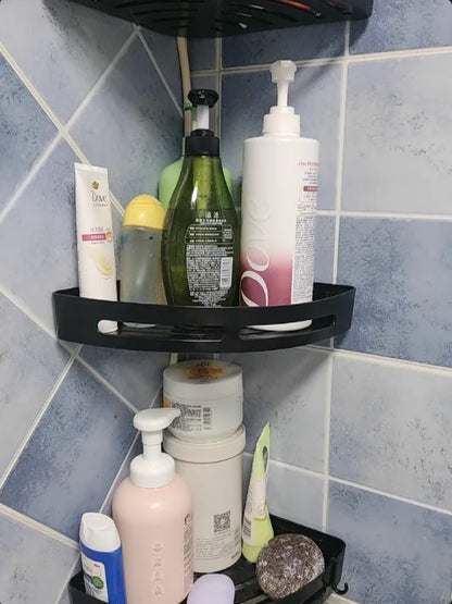 AQUAFIX Self-Adhesive Shower Organizer – Strongly adhesive, drill-free & waterproof Bowlift