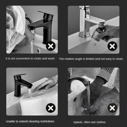 VIvolux | Splash-proof mechanical universal swivel arm faucet