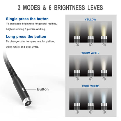 BowLift | LED rechargeable neck lamp with 3 modes
