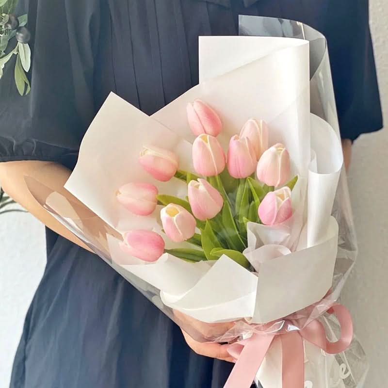 BowLift | Artificial Tulip Bouquet with Realistic Lifelike Flowers