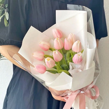 BowLift | Artificial Tulip Bouquet with Realistic Lifelike Flowers