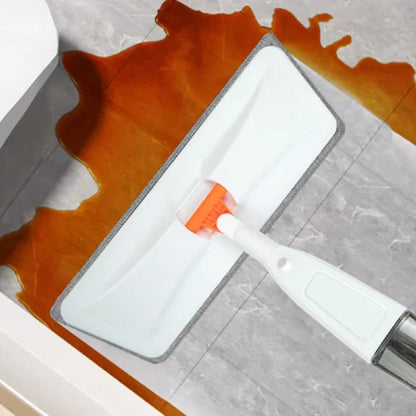 Skanto | Sprayvia Spray Mop with Microfiber Head | 360° Swivel Joint | Flat Mop System | Reusable & Eco-Friendly