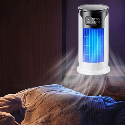 BowLift | Portable Air Conditioner Fan with Timer and 10 oz Water Tank for Quiet Room Cooling