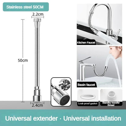 BowLift | Universal Flexible Adjustable Kitchen Faucet Extender Nozzle
