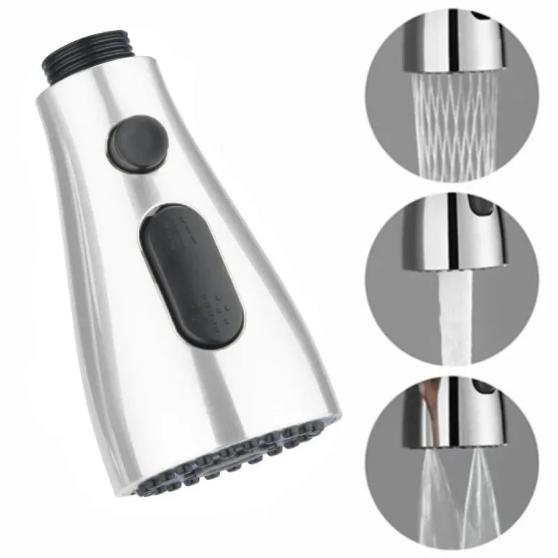 HydroFlex ProSpray – 3-way spray kitchen faucet replacement nozzle Bowlift