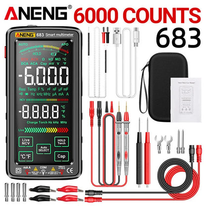 Skanto | 683 Smart Multimeter - High-End Touch, 6000 Counts, Rechargeable