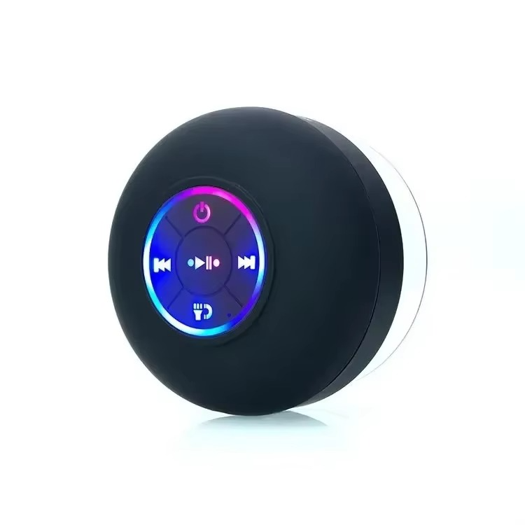 BowLift | Waterproof Portable Bluetooth Speaker with LED Lights and Suction Cup