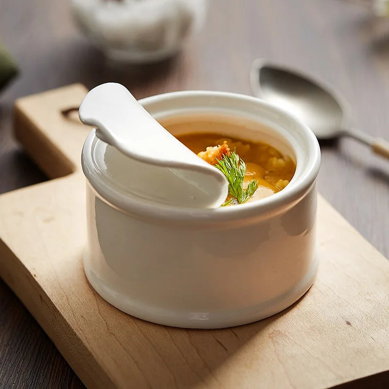 Skanto | Modern French Onion Soup Bowl – Premium Ceramic Soup and Casserole Dish