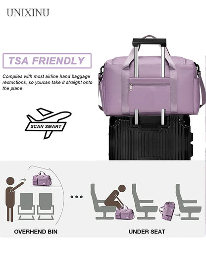 BowLift | Travel Bag Veyora WeekAir | 35 L Capacity | With Shoe Compartment & Wet/Dry Separation | For Air Travel, Sports & Weekend Trips