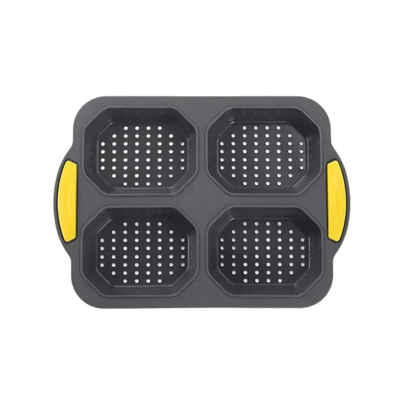 BowLift | Bunello Burger Mold | Silicone Baking Mold for Buns | Non-Stick & Heat Resistant | 6-Piece Mold