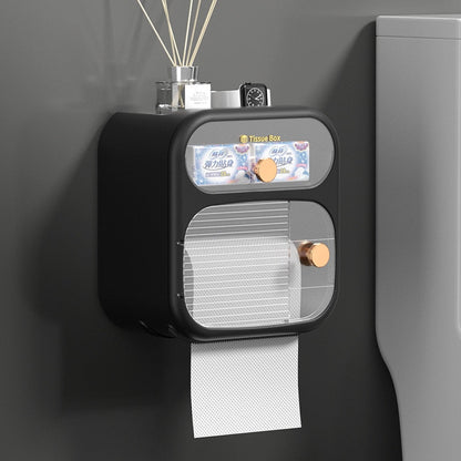 BowLift | MultiBox Wall-Mounted Toilet Paper Towel Storage Box