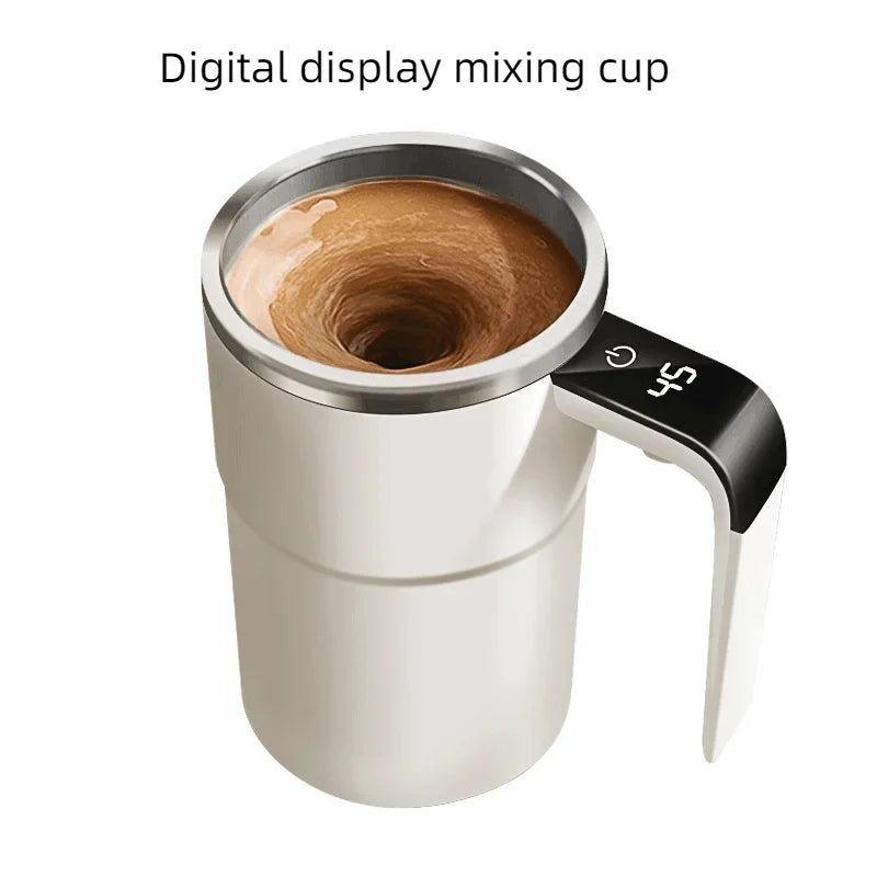 Skanto | Digital Temperature Display Self Stirring Mug