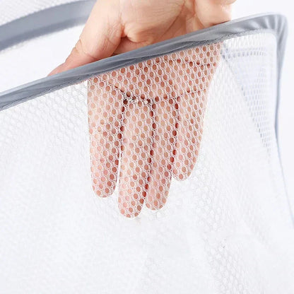 BowLift | HangFold Laundry Basket | Wall-mounted & Foldable | Breathable & Portable | 30×18×40 cm