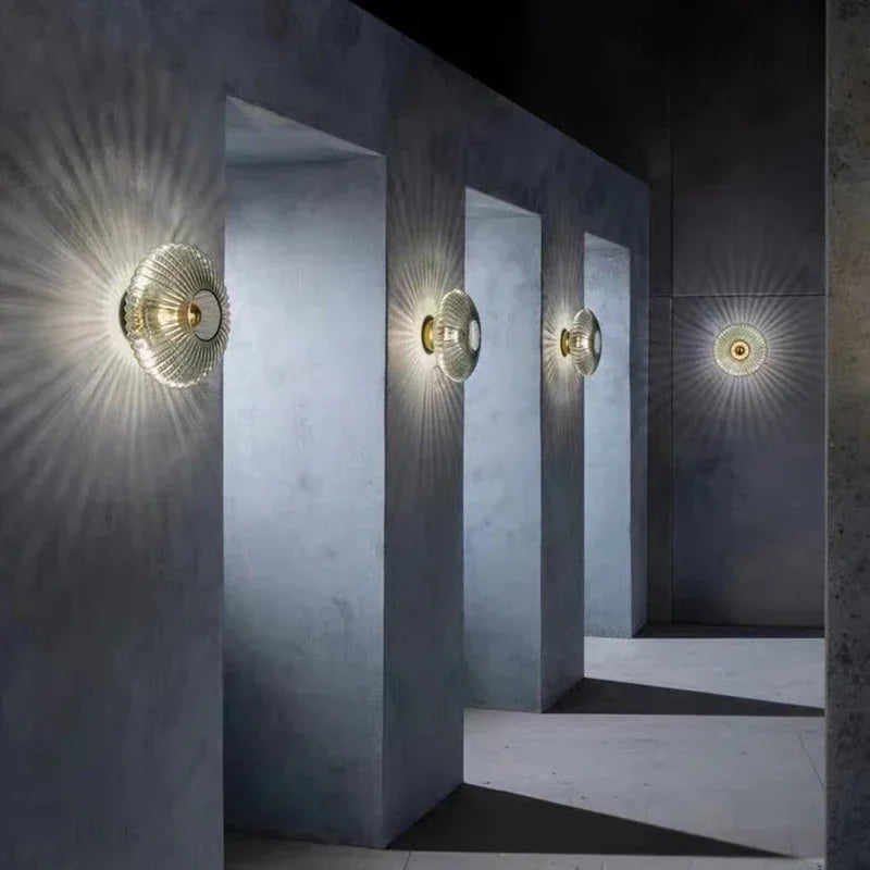 Skanto Garduru Elegant Glass Wall Lamp | Noble Design | Warm & Cool Light