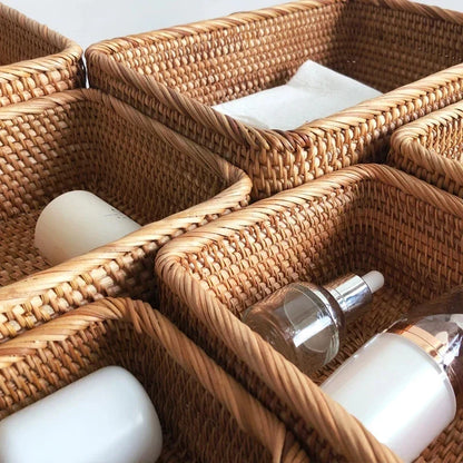 Skanto | Handwoven Rattan Willow Basket for Storage