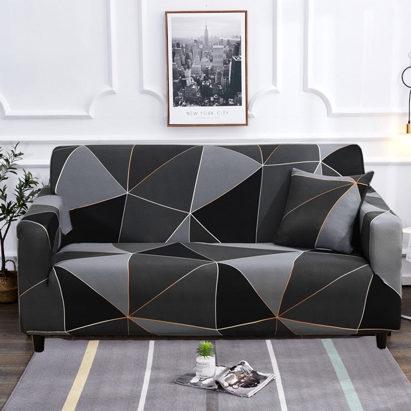 Modern non-slip colorful elastic sofa cover | Brehn
