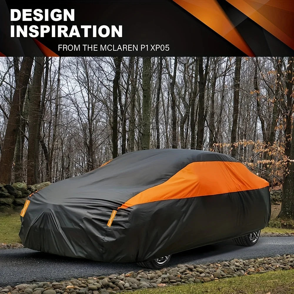 Skanto | CARVION Car Cover | Waterproof & UV Protection | For SUV & Sedan | 190T Polyester
