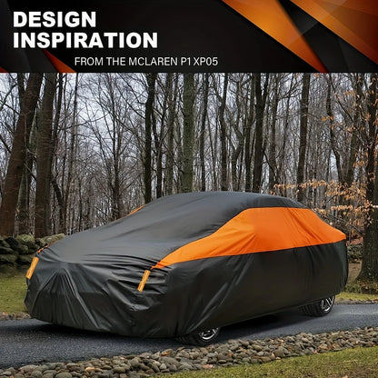 Skanto | CARVION Car Cover | Waterproof & UV Protection | For SUV & Sedan | 190T Polyester